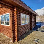 Family Log House in the rural North Iceland. Brand new with a stunning view.