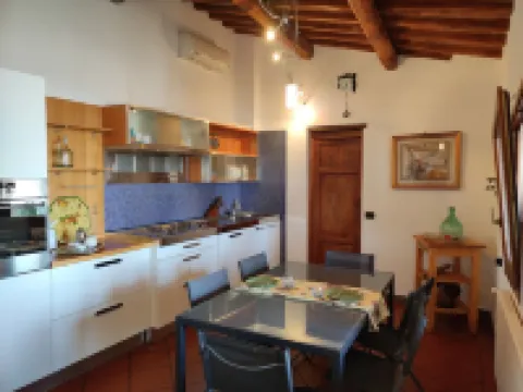 The terrace of Elas Hotels in Uzzano