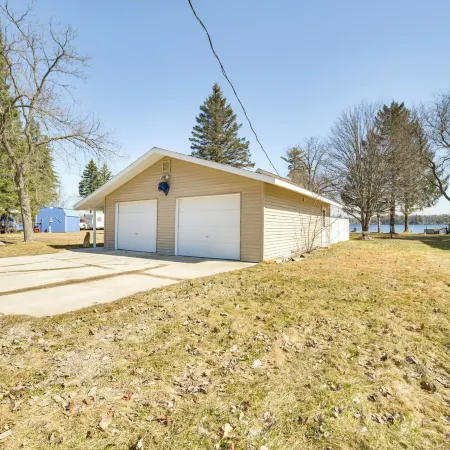 Deck and Scenic Views Lakefront Cottage in Hale!