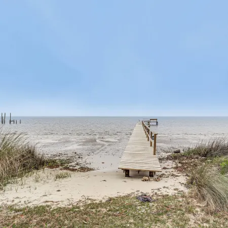 Carrabelle Retreat w/ Boat Dock + Views of Gulf!