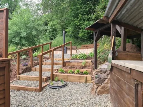 Mountain View Lodge, Luxury Woodland Lodge with Hot Tub