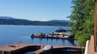 Peaceful right on the water, private beach & dock