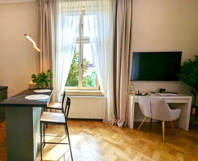 Elegant Studio in the Historic Center, AC, Quiet Area โรงแรมใน