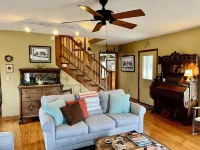 Evergreen, mountain cabin 3mi south of Blowing Rock, NC, views, creek, 56 acres.