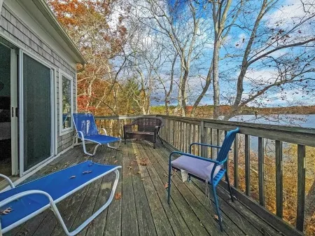 Lakefront Stunning Cape Cod Views w Private Lake Beach - Backyard is the Lake !