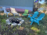 3-bedroom lakefront cabin with WiFi, AC and a private dock.  Bring the family!