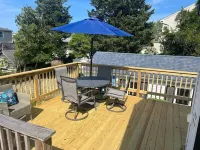 Coastal Getaway in Ocean Gate- 2 Min Walk to Beach & Boardwalk with Water Views!