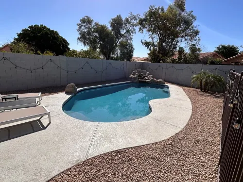 Modern 4BR Escape w Private Pool, 3 mi to state farm stadium, dining & shopping!