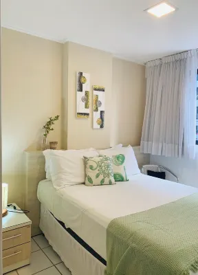 NEO107_BeiraMarBeachPajuçaraComView, Air-conditioned, Wi-Fi.  호텔