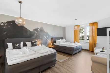 In the middle of Kempten with a mountain feel Отели в г. Кемптен