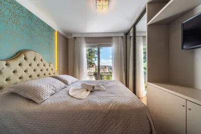 Stay Home Luxo Gramado | 1min Rua Coberta | Ar Cond | Premium Hotels in 