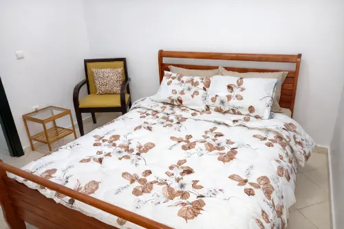 Charming 2-Bedroom Apartment with Moroccan Salon near Aquain Tamaris, Casablanca - 2-Star