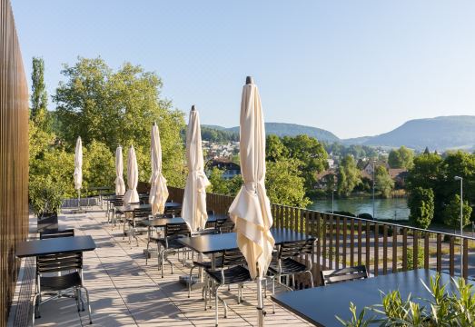 스위스 호텔 조식 풍경