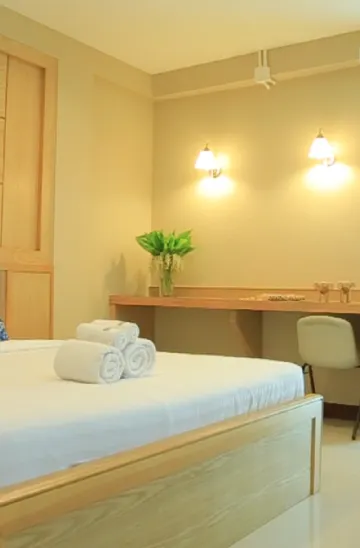 ห้องเตียงคู่ A-ปลอดบุหรี่