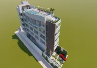 蔚藍閣樓與游泳池酒店