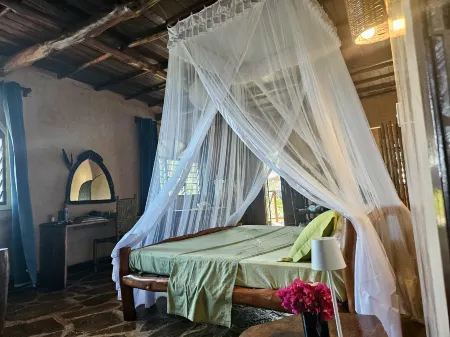 Colobus Suite of 40m2 in Villa 560 m2, View of the Indian Ocean