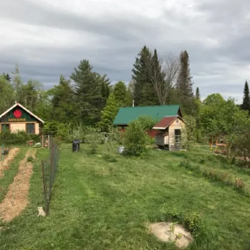 Restored Historic Adirondack Bird Camp Near Gore MT with Lovely Mountain Views