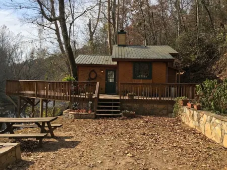 CHESTATEE RIVER CABIN is a prefect pet friendly get away close to Dahlonega
