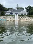 Brand new private  beachfront home in Mashpee on Waquoit Bay