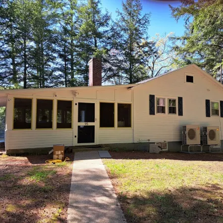 Waterfront camp on quiet part of Lake Winnisquam, dog-friendly, w/dock