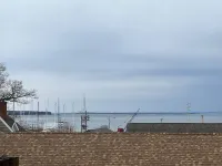 Luxury Bayfield Apartment with Deck, View of Lake Superior & California King Bed