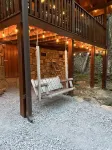Located in Black Bear Falls Resort cozy cabin for two with new hot tub