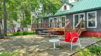Hygge Lodge is a gorgeous lakefront gathering place for year round family fun.