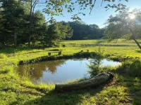 Modern cabin with hot tub, 60 acres with elk views, at the top of Winslow Hill