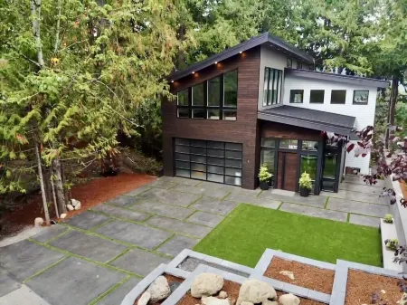 Brand new! Modern Lake Whatcom View home