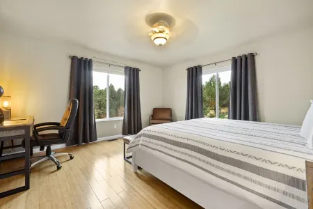 Immaculate modern home with stunning views nestled into a beautiful valley.