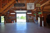 On the top of ledge overlooking Cobscook Bay