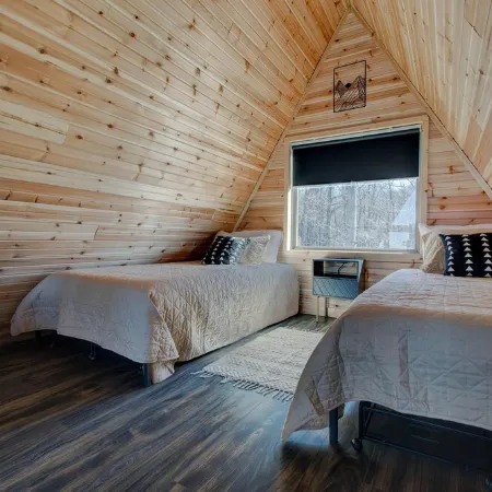 New!  Mountain Top A-Frame cabin, The Triangles-Gorgeous View, Hot Tub!