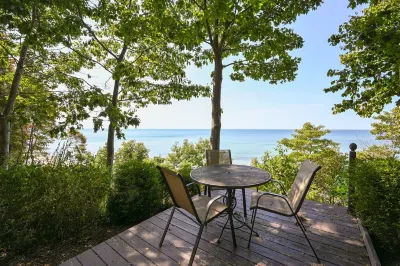 Lake Michigan Home with Private Beach - Orchard Beach House