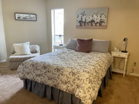 Comfy ski and mountain bike condo walking distance to lift!