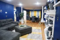 Cozy 3-bedroom home in Kansas City with WiFi, AC, and a private backyard.