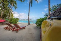รีสอร์ทเป็นเอกชนบนเกาะ Aitutaki Lagoon - สำหรับผู้ใหญ่เท่านั้น - ติดทะเล