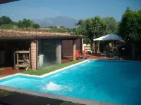 SINGLE VILLA(VILLA "SOLE" BETWEEN ETNA AND TAORMINA THE SEA TO 2 KM - Pools