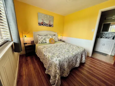 Cozy and private. 6 min drive to Beach with volcanic views.