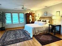 Steps to beach! Custom-built house with panoramic ocean views, wrap-around deck.