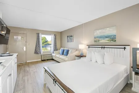 Condo at the Bay with kitchenette, opt-in continental breakfast, queen&sofa bed