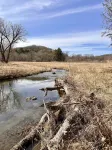 The Trimbelle Cottage: Secluded Riverside Retreat on 7 acres, with Hot Tub!
