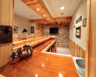 Lake Arrowhead Sand Valley Golf Entire Log Home on ATV / snowmobile Trl Wet Bar