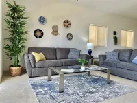 King Bed 2/2 Condo - Newly Furnished - Walk to Beach