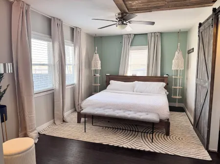 Steps to Rock River + Arcade + Massage Chair + Firepit + Game Board Table