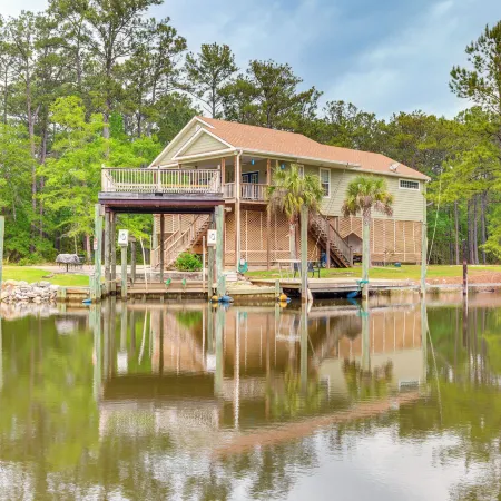 Bayou la Batre Stilted House on Snake Bayou!