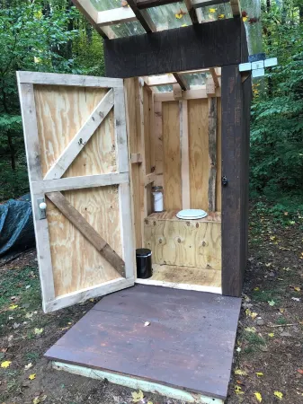 Off Grid Cabin In The Woods.