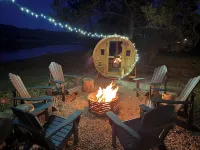 Riverside Home, Private Fishing, Barrel Sauna, Fire Pit