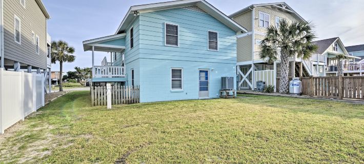 Steps to Beach! Coastal Second Row Retreat Hotels in Brunswick County