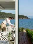 Avaton Luxury Beach Resort - Relais & Chateaux - con vista montagne