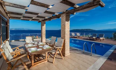 Iris Villas Lefkada - Karavi Villa with Private Sea Access